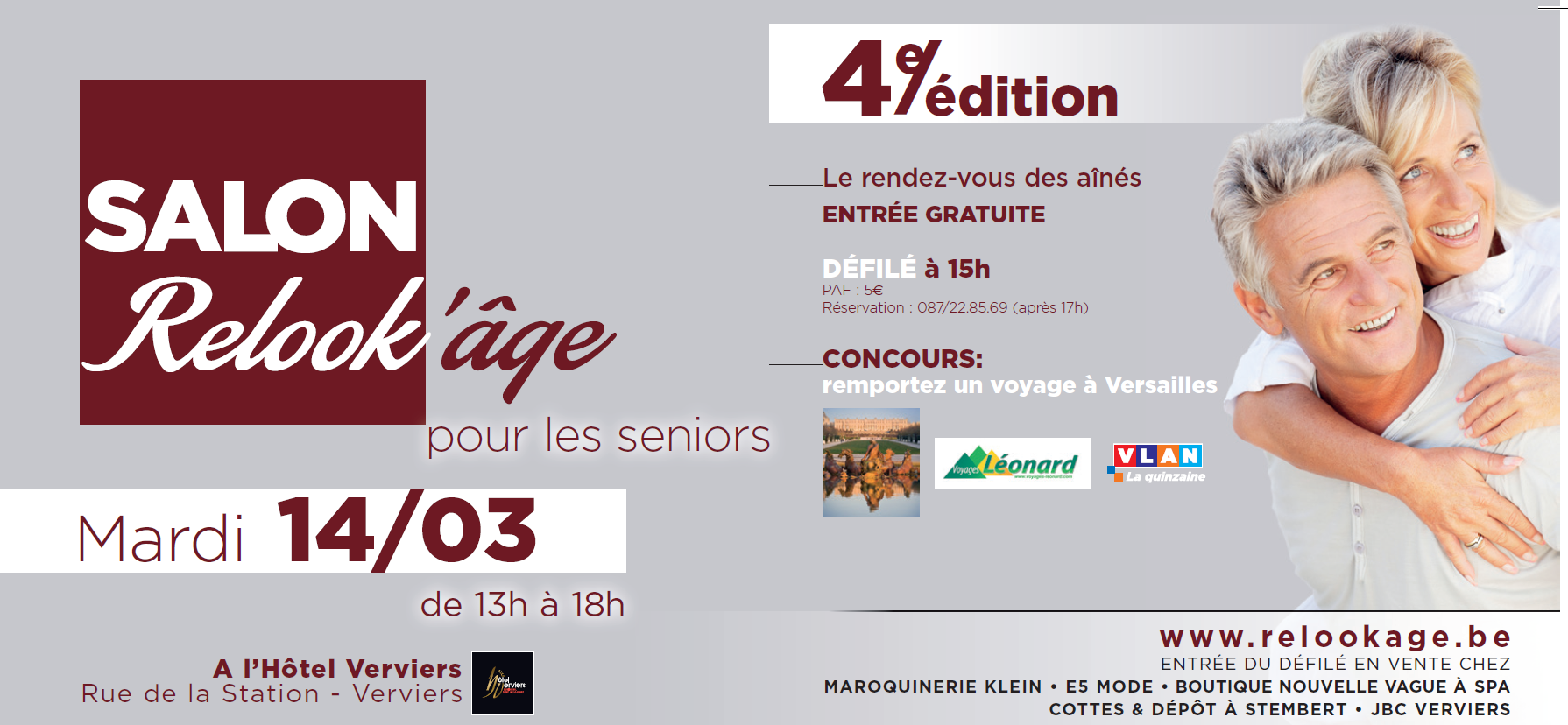 RELOOK AGE Salon des Seniors à Verviers